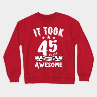 Vintage 1977, it took 45 years to get this awesome Crewneck Sweatshirt